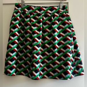 JCrew silk mini skirt